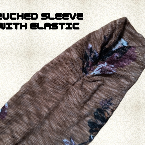 Maurice's floral cardigan, size medium, burnt orange - Picture 4 of 5